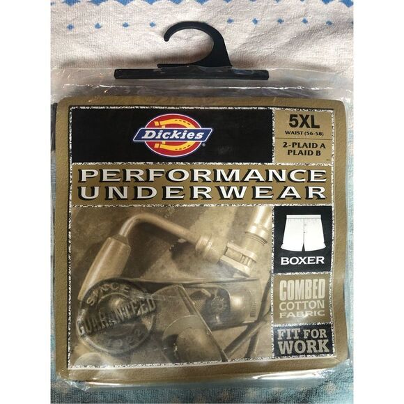 NIP Mens Size 5XL Dickies Combed Cotton Boxer Performance Underwear - Picture 1 of 4